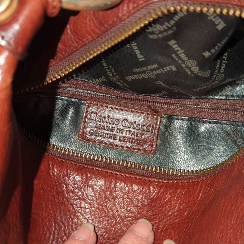 Marino Orlandi Brown leather purse